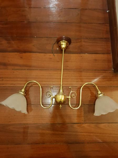 Antique Brass Pendant Light