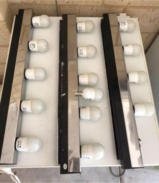 IKEA lights including 15 working light bulbs