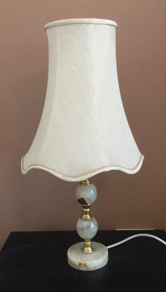 Lamp, vintage, marble base