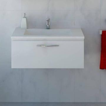 Bathroom vanity basin wallhung Timberline Rockhampton 750
