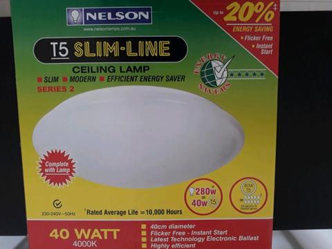 Nelson T5 Slimline Circular Ceiling Lamp Package