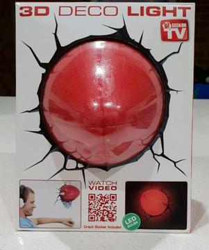 3D Deco LED Football Light (new in a box)