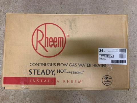 New Rheem 24 Continuous Flow Natural Gas Hot Water
