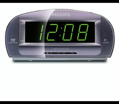 Philips AJ3540/79 Big display dual alarm clock radio
