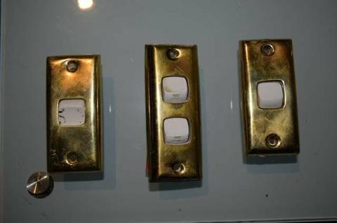 Antique Brass Light Switch
