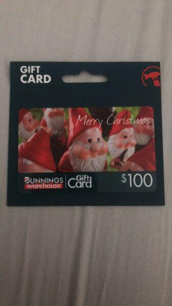 $100 Bunnings gift cards