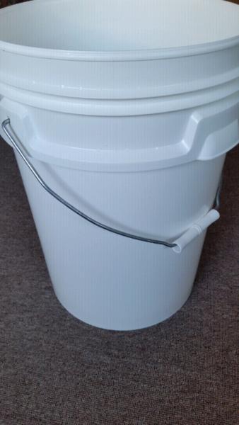 Heavy duty plastic buckets