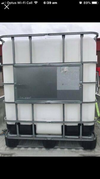 IBC 1000 Litre food grade water tanks, suit drinking water
