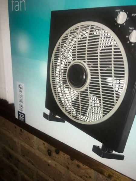 4 brand new box fans unwanted gift