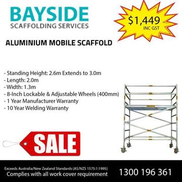 Scaffold For Your Construction Work- 2.6m extends to 3.0m