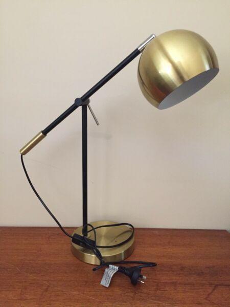 Brass Cantilever Table Lamp. Scratch on 