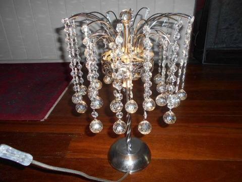 CRYSTAL table LAMP desk light by MILANO Collection 31 crystals