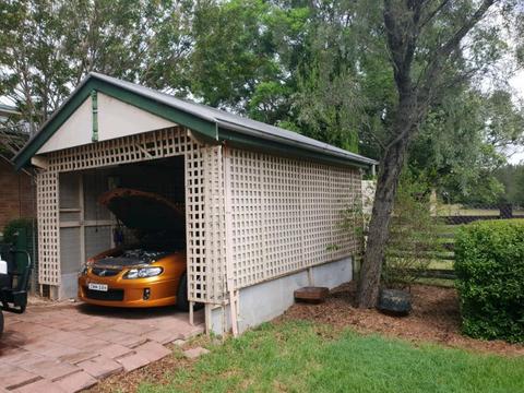 Shed for sale - timber single car garage