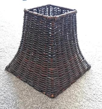 Rattan lampshade (small, bedside)