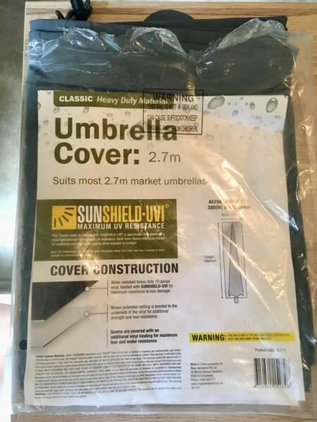 Classic Heavy Duty Umbrella Cover 2.7m, NEW