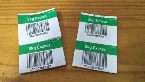Fastway excess labels