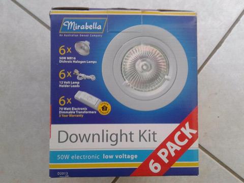 Dichroic Downlight Kit 6 Pack