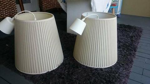 CEILING LIGHT SHADES REDUCED 2 FOR $15 BARGAIN