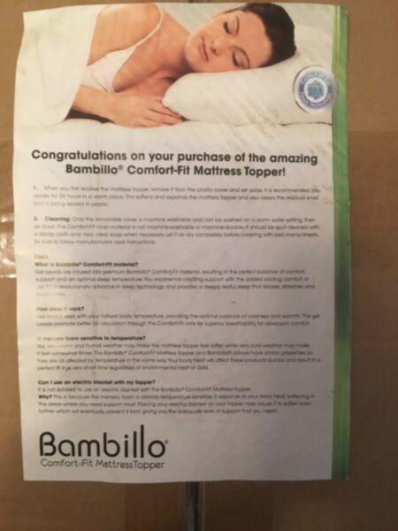 Bambillo for queen size bed