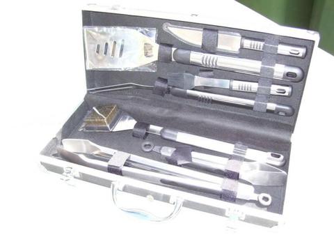 BBQ tool set in carry case