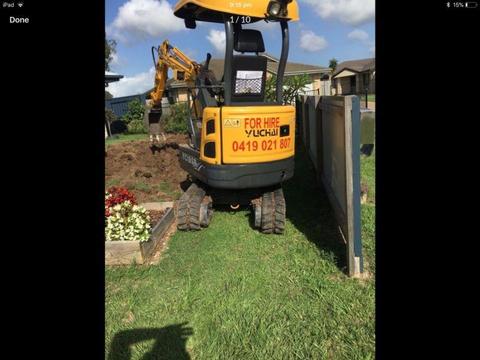 Earthmoving from $200. A day