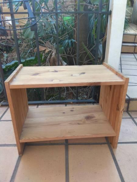 timber side table