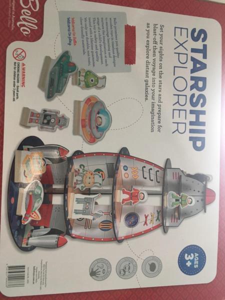 Starship Explorer kids play toy by Bello. brand new in box