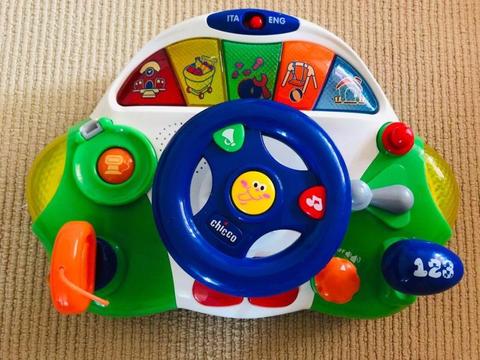 Chicco Smart Driver Language Skills Toy - Italian/English 12m