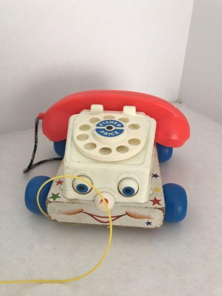 Vintage fisher price toy phone