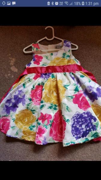 Baby girl size 1 dresses