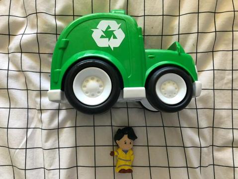 Fisher price recycle truck