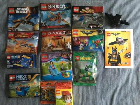 Lego Polybags and Small Sets NEW Star Wars Ninjago Marvel Friends