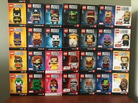 Lego Brickheadz Brand New DC Marvel Star Wars Exclusives Discont