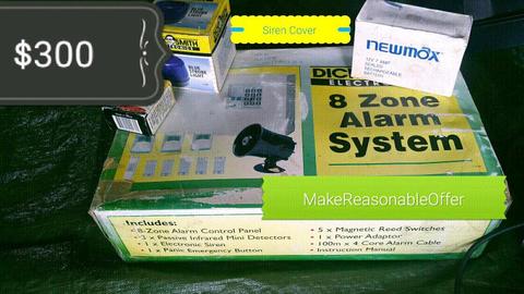 HOME ALARM SYSTEM PLUS EXTRAS (*NEW* NOT BEEN USED)