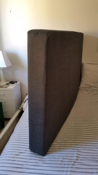 Grey covered foam Mattress. Excellent condition