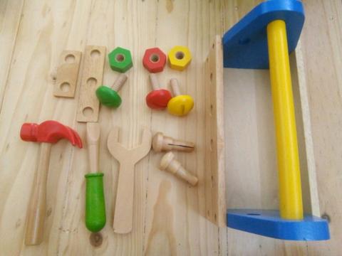 ELC children's wooden toolbox
