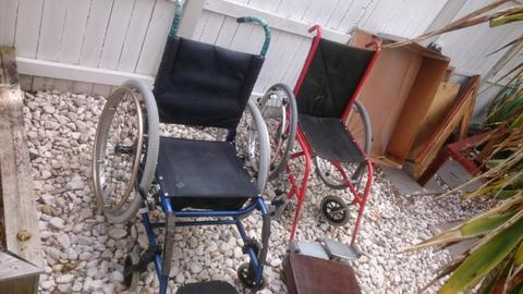 Two wheel chairs available
