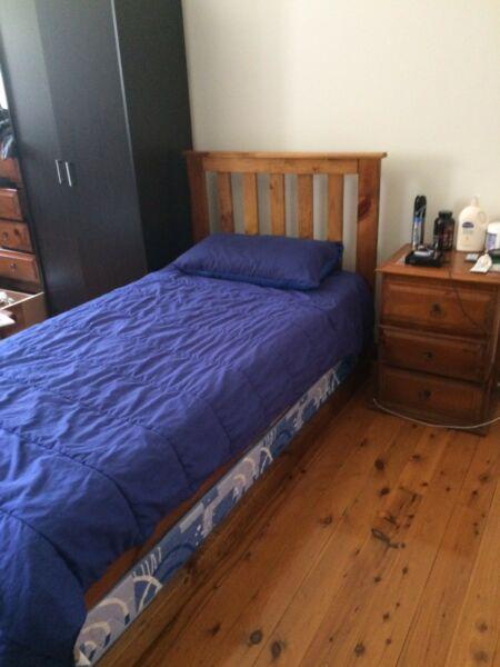 Wanted: Single bed with trundle and bedside draw