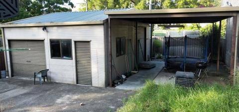 Used Garage Shed 6mx8m and car port 4.5mx8m, to be self dismantle