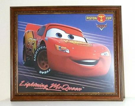Lightning McQueen Large Framed Print