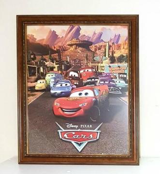 Disney Pixar Cars Movie Large Framed Print
