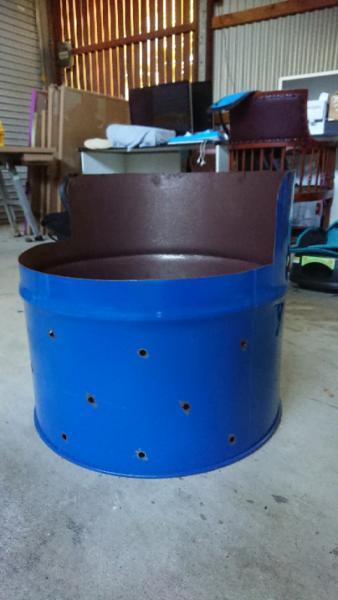 outdoor fire pit 44 gallon drum