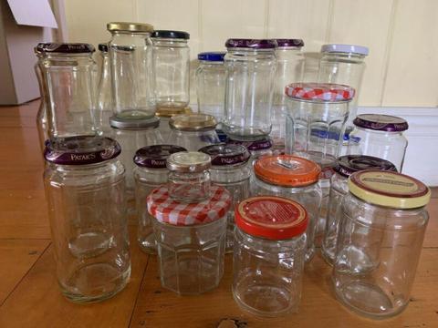 Glass jars/bottles