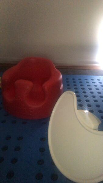 Bumbo chair and tray