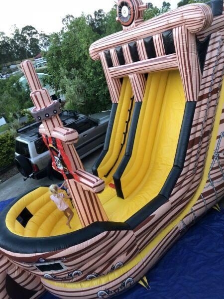 Giant Pirate ship jumping castle hire