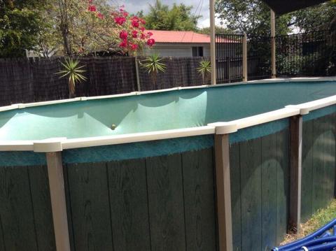 Above ground Resin pool coping and caps