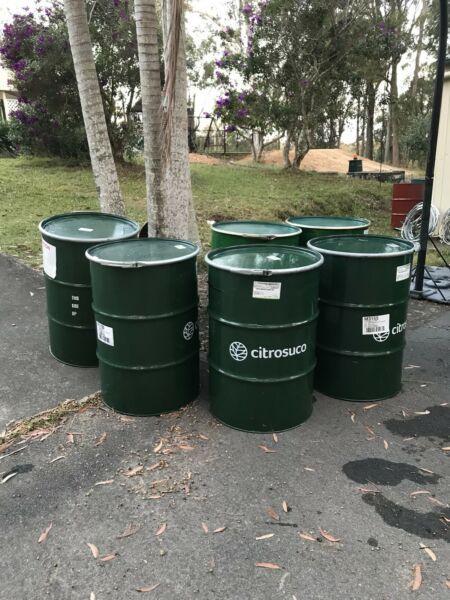 44 Gallon Drums Recycling Storage
