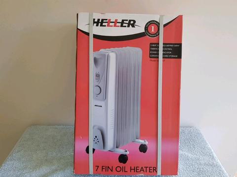 7 fin heater. Brand new in box, unopened
