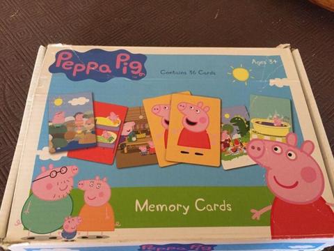 Peppa pig games memory and trouble