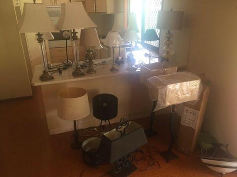 Couch, Tables, Lamps, Household Items - Garage Sale